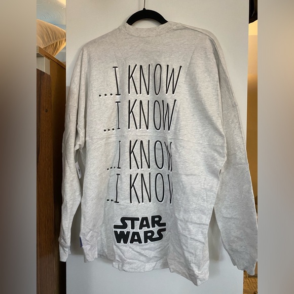 🌸Disney starwars I know spirit jersey NWT - Picture 4 of 5